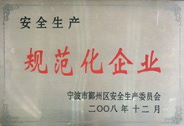 安全生產(chǎn)規范化企業(yè)